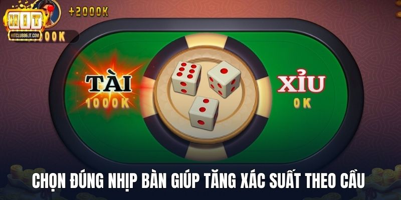 Chọn đúng nhịp bàn giúp tăng xác suất theo cầu thành công