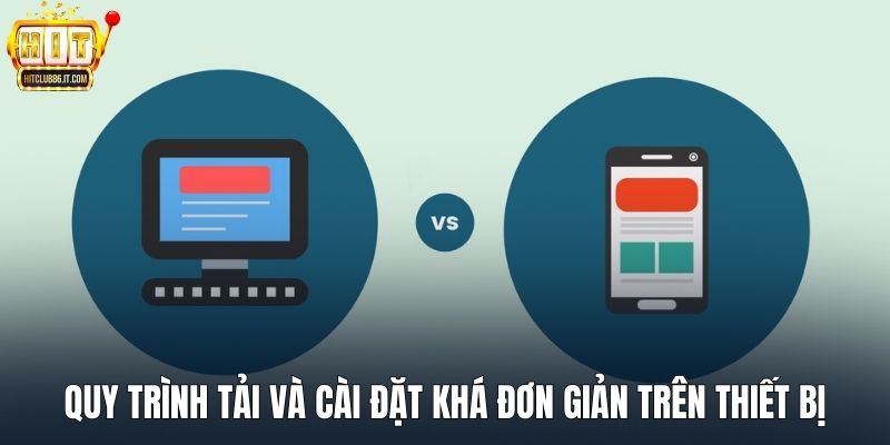 Quy trình tải và cài đặt khá đơn giản trên thiết bị
